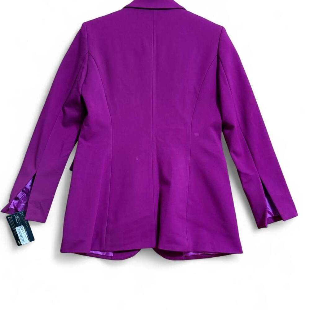 Interplay Magenta Single Button Blazer - Picture 3 of 6